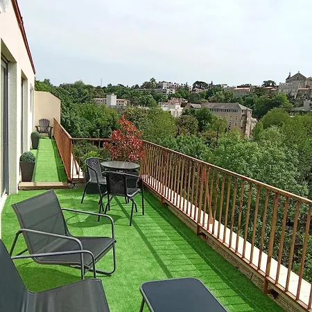 T2 - Terrasse Avec Vue Imprenable - Secteur Gare Apartmán *