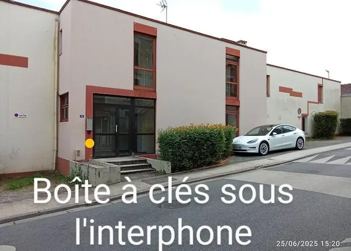 Le Guynemer - Spacieux T2 - Terrasse Avec Vue - Secteur Gare Apartamento Poitiers